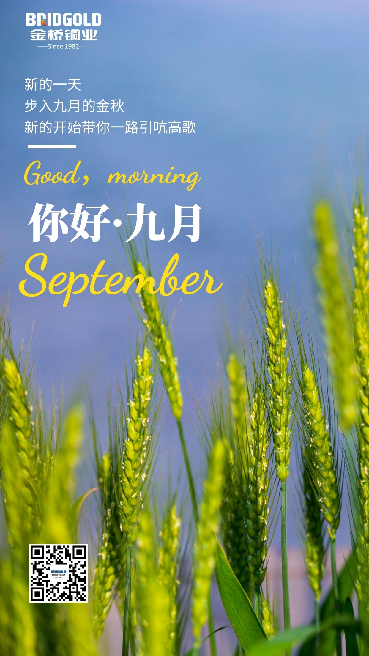 你好，金秋九月